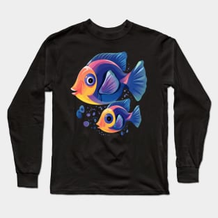 Blue Tang Mothers Day Long Sleeve T-Shirt